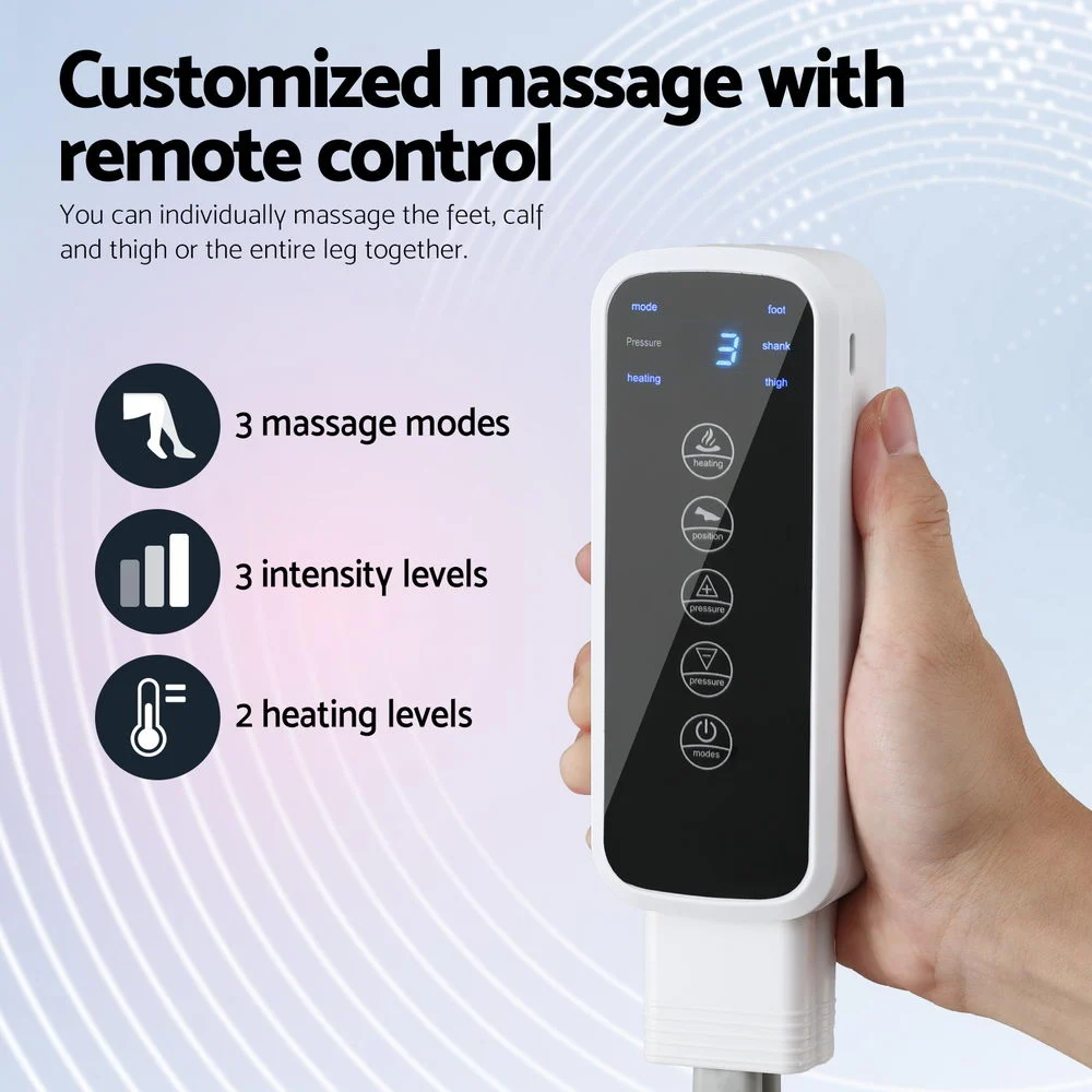Livemor Foot Massager Leg Knee Massager w/ Air Compression 3 Massage Modes