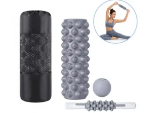 Everfit Foam Roller Set 3-in-1 w/ Targeted Recovery Muscle Roller Stick & Deep