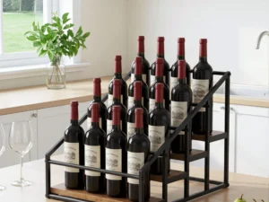 Artiss 4-Tier Wine Rack Tabletop Countertop Wine Bottle Holder 16 Bottles