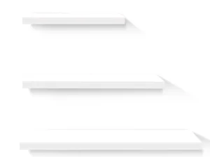 Artiss Floating Wall Shelf Set of 3 White