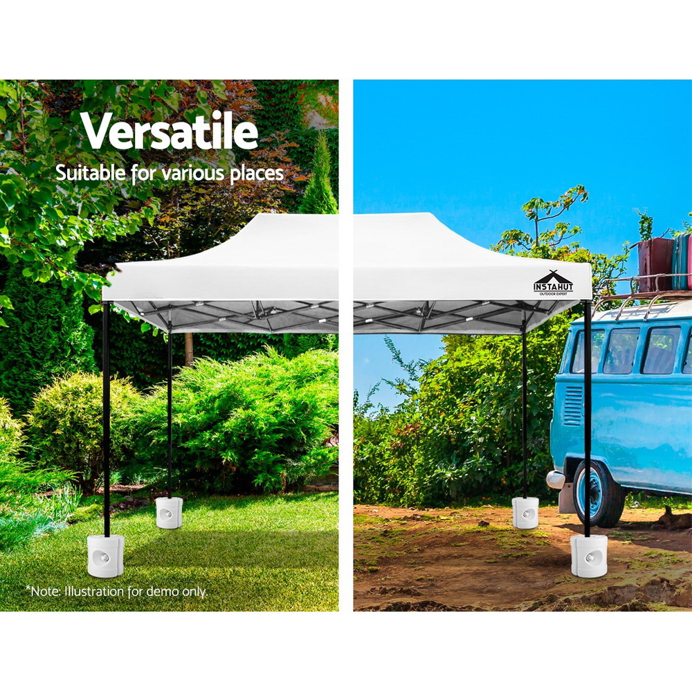 Instahut Gazebo Base Pod Kit Pop Up Marquee Set Outdoor Wedding Tent Canopy Leg