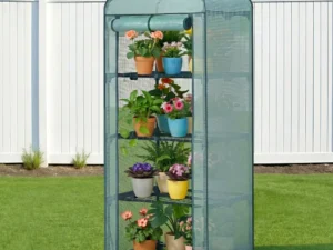 Green Fingers Greenhouse 4 Tiers Mini Green House Garden Bed 1.6x0.7x0.5M