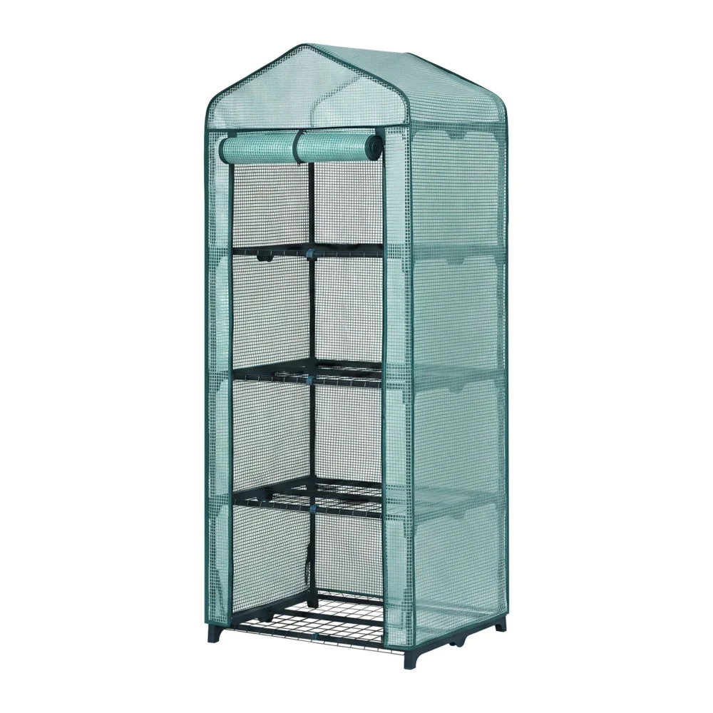 Green Fingers Greenhouse 4 Tiers Mini Green House Garden Bed 1.6x0.7x0.5M