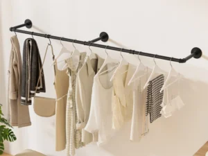 Artiss Clothes Rack Airer Floating Shelf Metal