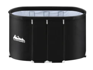 Weisshorn Portable Ice Bath Tub 120x70X70CM Inflatable Cold Water Folding
