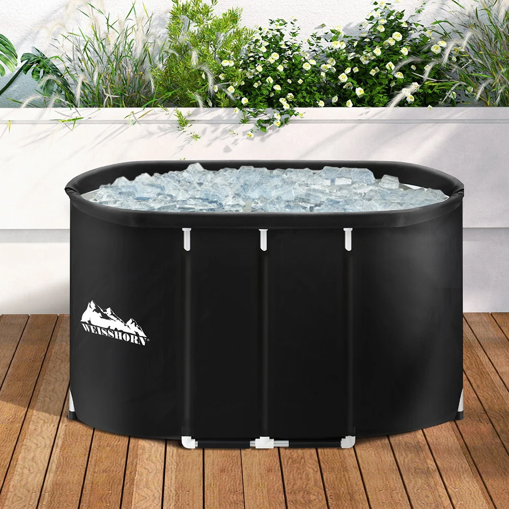 Weisshorn Portable Ice Bath Tub 120x70X70CM Inflatable Cold Water Folding