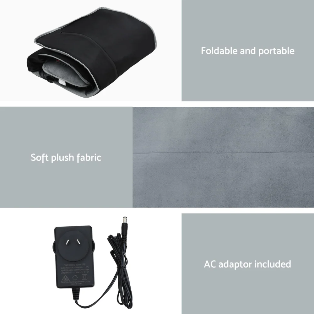 Livemor Massage Mat 10-nodes Vibration Heating Massage Cushion