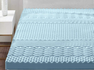 Giselle Bedding Memory Foam Mattress Topper 7-Zone 8cm Single