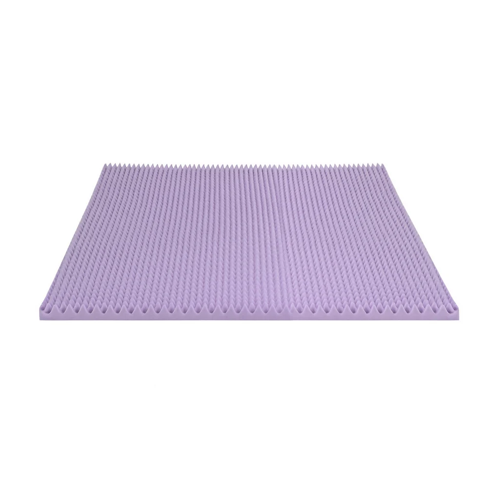 Giselle 5cm Memory Foam Mattress Topper Lavender Infused Egg Crate Pad Mat