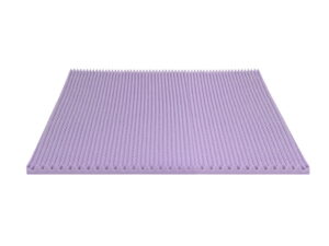 Giselle 5cm Memory Foam Mattress Topper Lavender Infused Egg Crate Pad Mat King