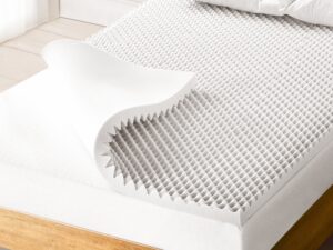 Giselle Bedding Memory Foam Mattress Topper Egg Crate 5cm King Single