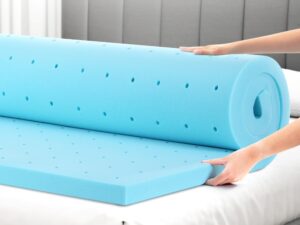 Giselle Bedding Memory Foam Mattress Topper Ventilated Cool Gel 5cm Single