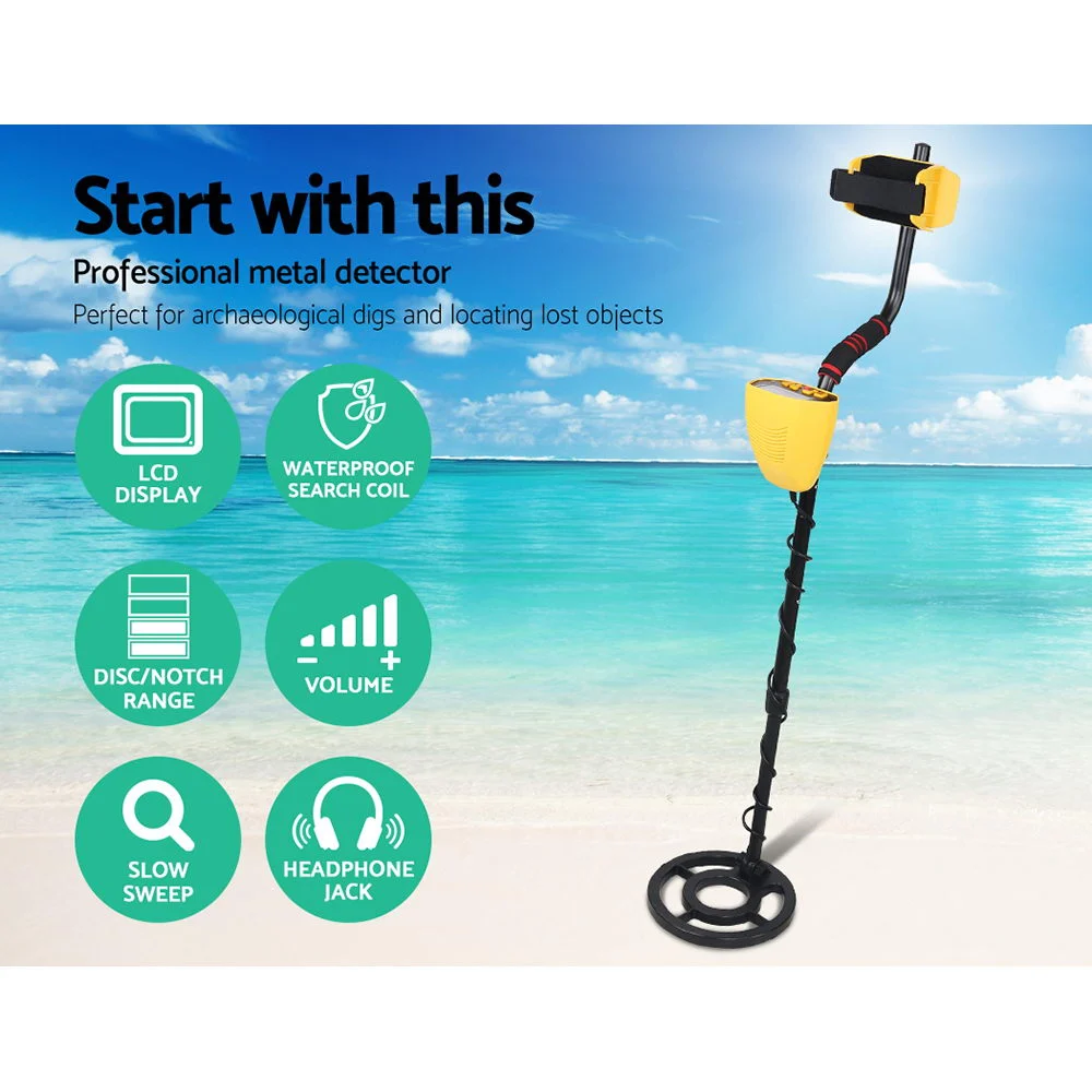 Metal Detector 180MM Deep Sensitive Water Resistant Treasure Hunter Gold Digger