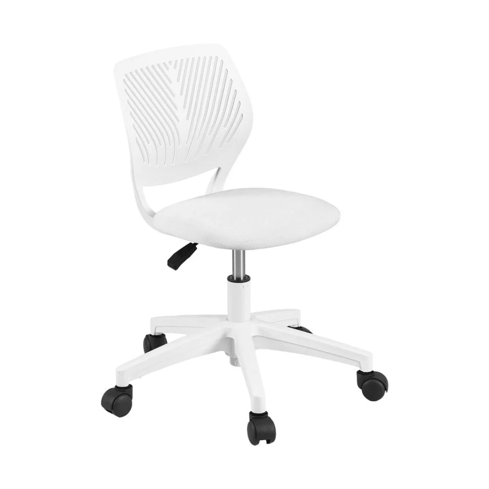 Artiss Ergonomic Office Chair Armless Study Chair Height Adjustable for Girls