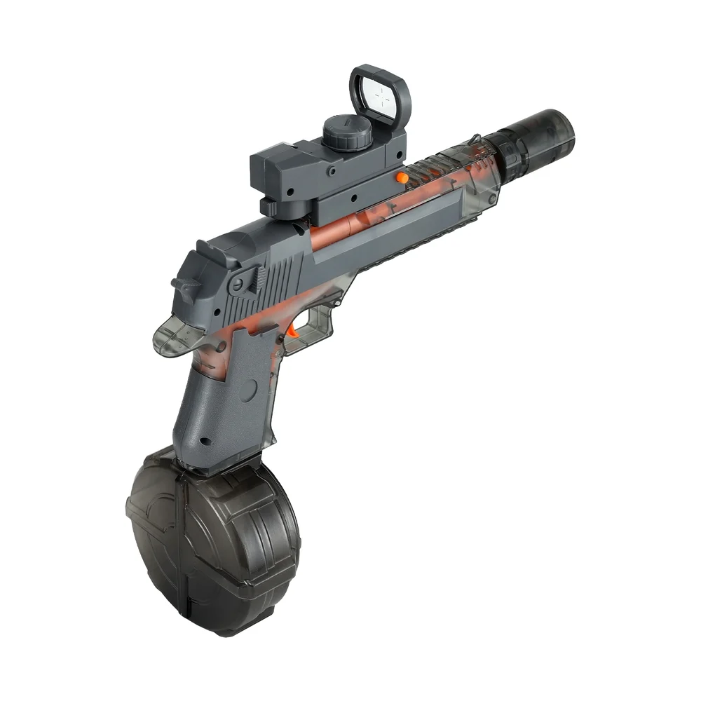 Keezi Kids Adult Electric Water Gun 500ml Water Tank Light Squirt Guns Toys Grey