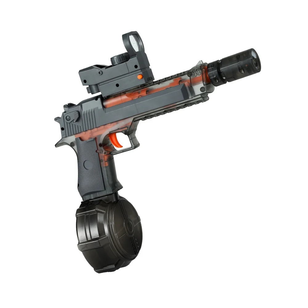 Keezi Kids Adult Electric Water Gun 500ml Water Tank Light Squirt Guns Toys Grey