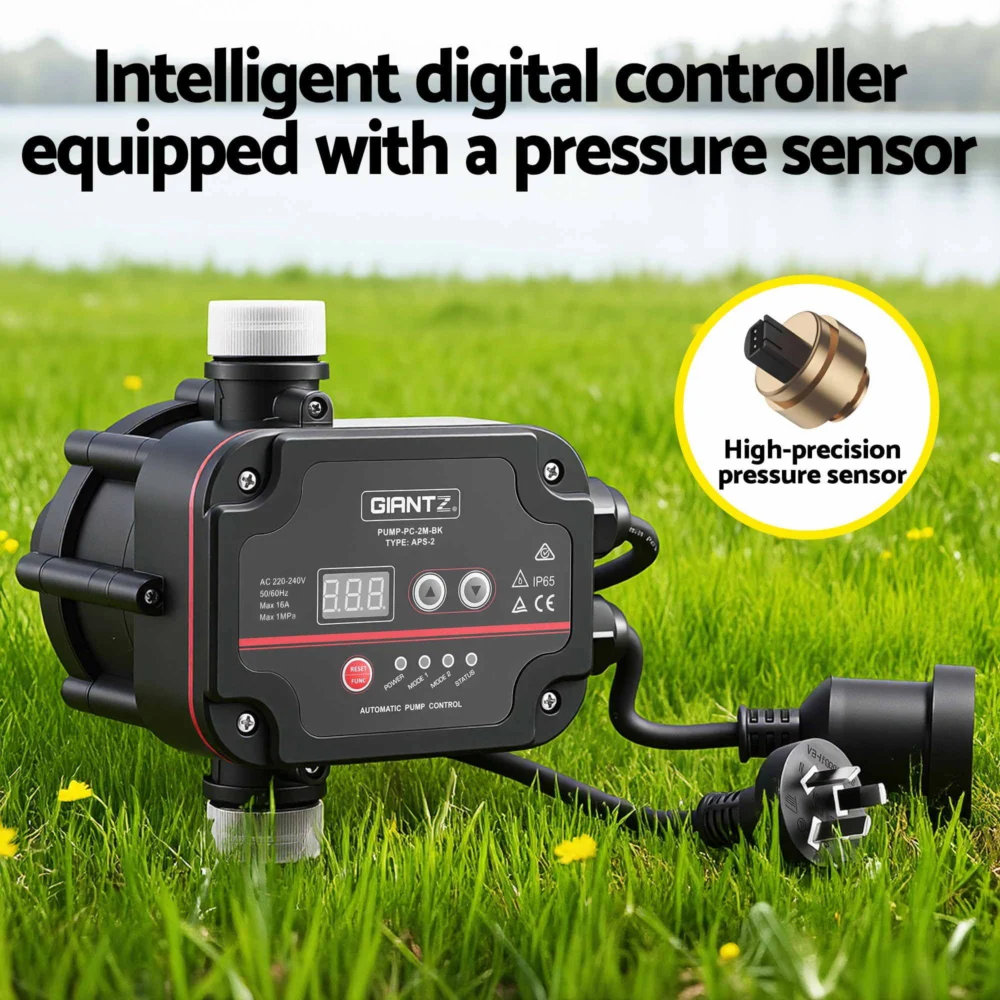 GIANTZ Digital Water Pump Controller 16A 1.5kW Max High Power Pressure Switch