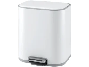 Cefito 20L Trash Bin Steel Pedal Bins Soft Close Kitchen Rubbish Waste Can White