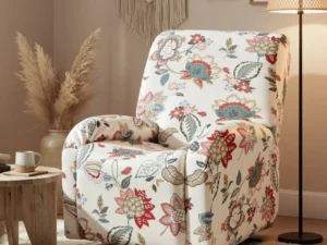 Artiss Split Stretch Recliner Chair Cover, Printed Non Slip Pet Friendly