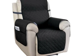 Artiss Recliner Chair Cover Water Repellent Non Slip Black