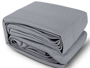 Instahut Shade Sail 3x3m Square 280GSM 98% Grey Shade Cloth