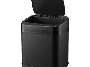 Devanti 15L Motion Sensor Bin Touchless Bins Soft-Close Rubbish Trash Can Black