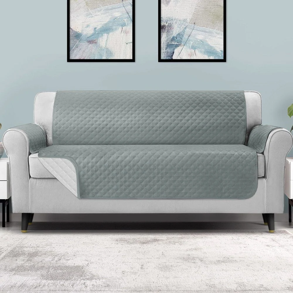 Artiss Sofa Cover Couch Covers 4 Seater Easy to Clean Grey