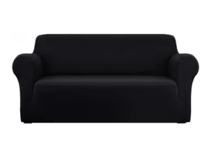 Artiss Sofa Cover Couch Covers 3 Seater Stretch Black