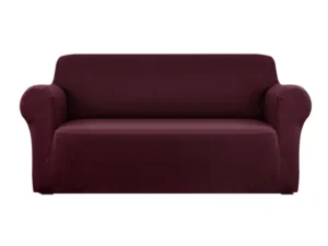 Artiss Sofa Cover Couch Covers 3 Seater Stretch Burgundy