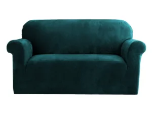 Artiss Sofa Cover Couch Covers 2 Seater Velvet Agate Green