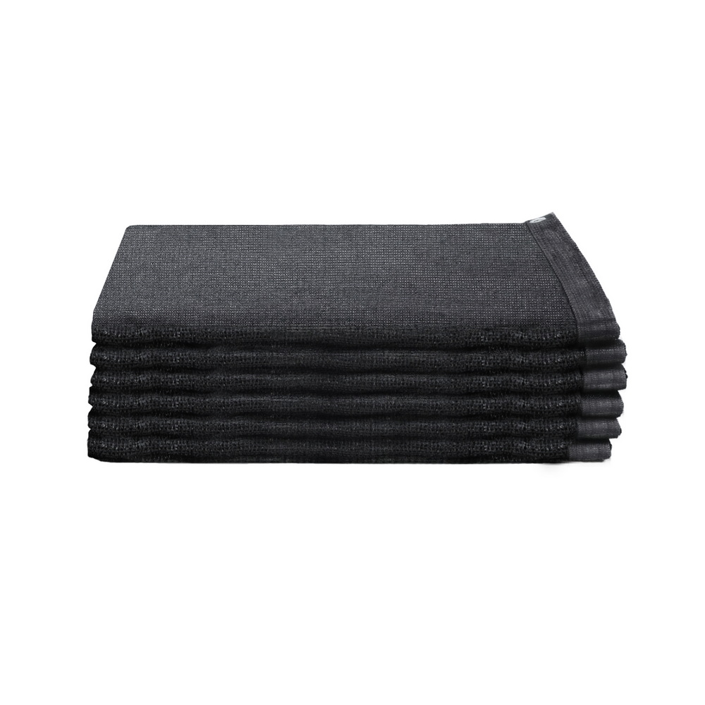 Instahut Shade Cloth Sun Shade Fabric Patio UV Resistant Black 10x2m