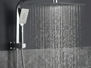 12" Rain Shower Head Set with 3-Mode Handheld Brass High Pressure WELS Chrome