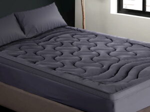 Giselle Bedding 3-Zone Pillowtop Mattress Topper 1000GSM for Back Pain Relief