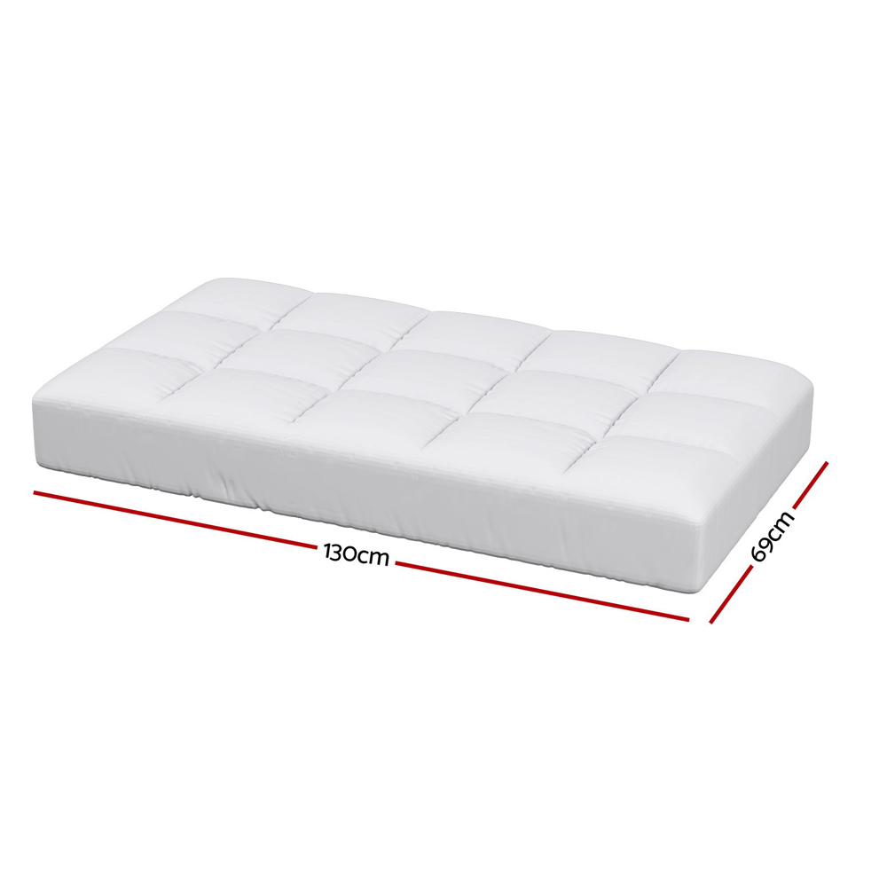 Giselle Bedding Baby Cot Pillowtop Mattress Topper 750GSM Bamboo Cooling Pad for