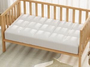 Giselle Bedding Baby Cot Pillowtop Mattress Topper 750GSM Bamboo Cooling Pad for