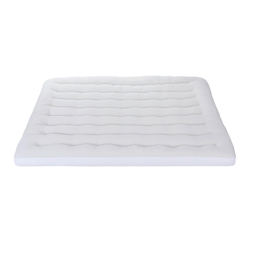 Giselle Bedding Pillowtop Mattress Topper 5cm Reversible Cooling & Soft Coral