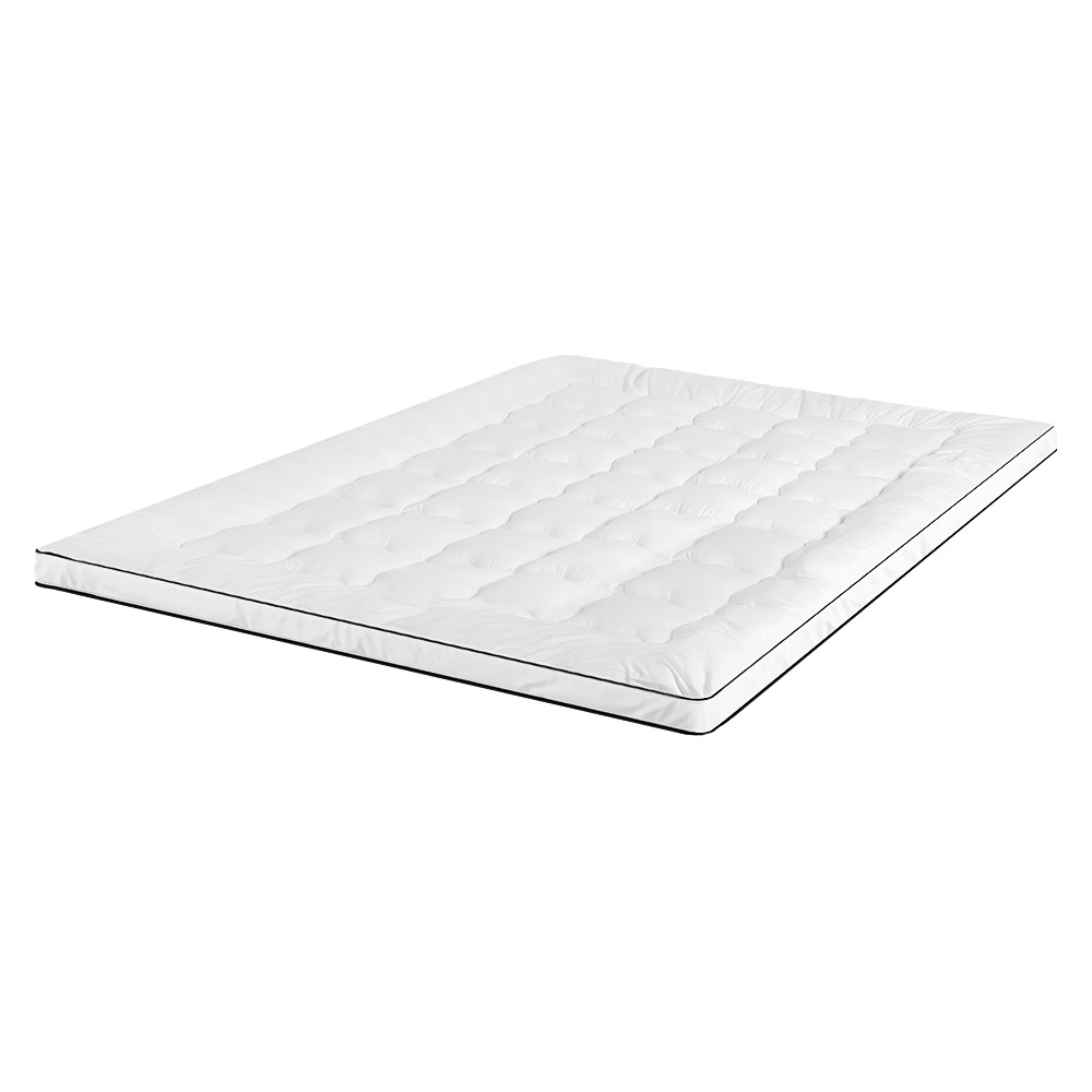 Giselle Bedding Pillowtop Mattress Topper 5cm Thick Mattress Pad for Back Pain