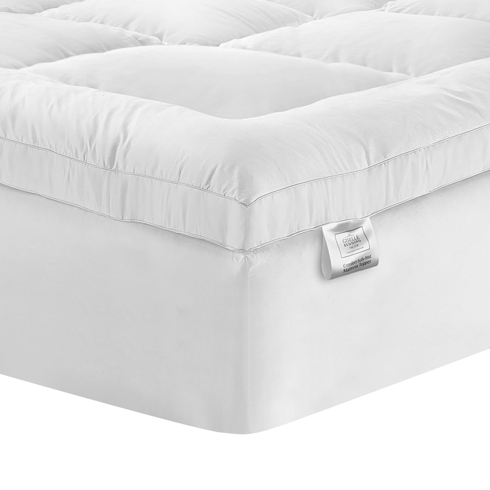 Giselle Bedding Pillowtop Mattress Topper 5cm Thick Pad for Back Pain Relief