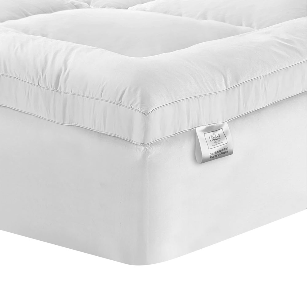 Giselle Bedding Pillowtop Mattress Topper 5cm Thick Pad for Back Pain Relief
