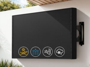 Artiss 55-58 Inch TV Cover Waterproof Outdoor Patio Flat Television Protector