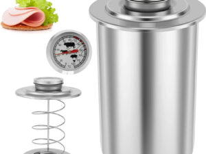 Stainless Steel Ham Maker with Thermometer