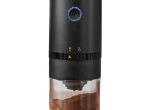Portable USB C Rechargeable Coffee Grinder Mill Black