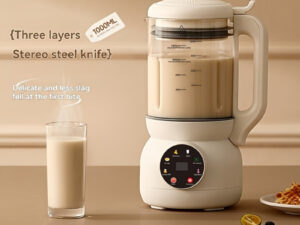 Automatic Nut Milk Maker with Rotating Cleaning Brush