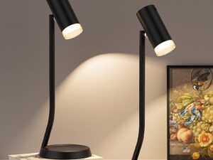Cordless Table Lamps, Battery Operated Portable Table Light w/ Magnetic