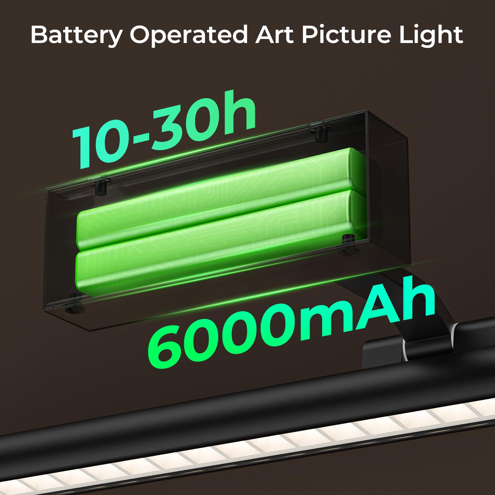 Wireless Picture Lights for Wall, Battery Operated Wall Light for Painting