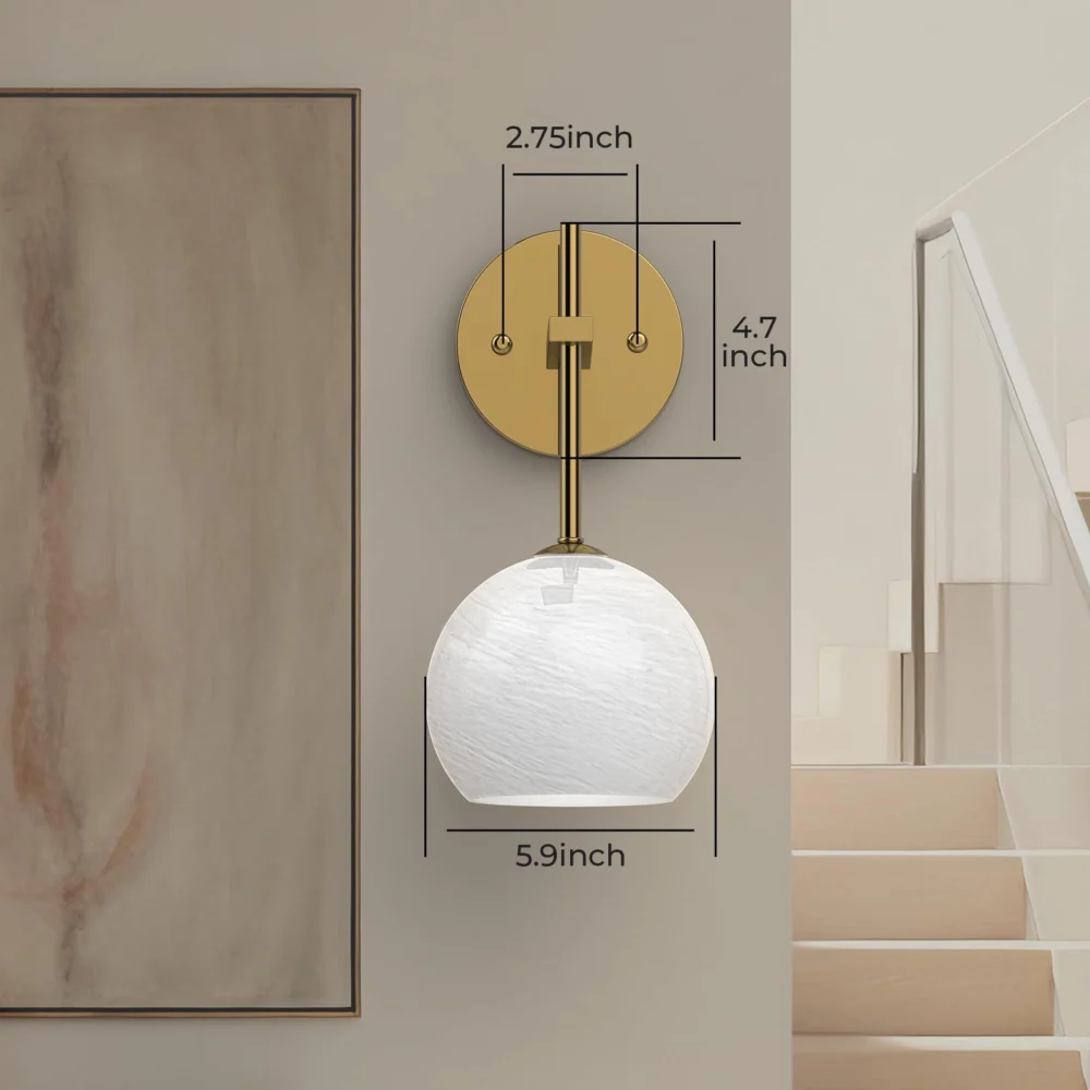Wall Sconces Set of Two, Wireless Battery Operated Wall Decor w/ Remote, Sconces
