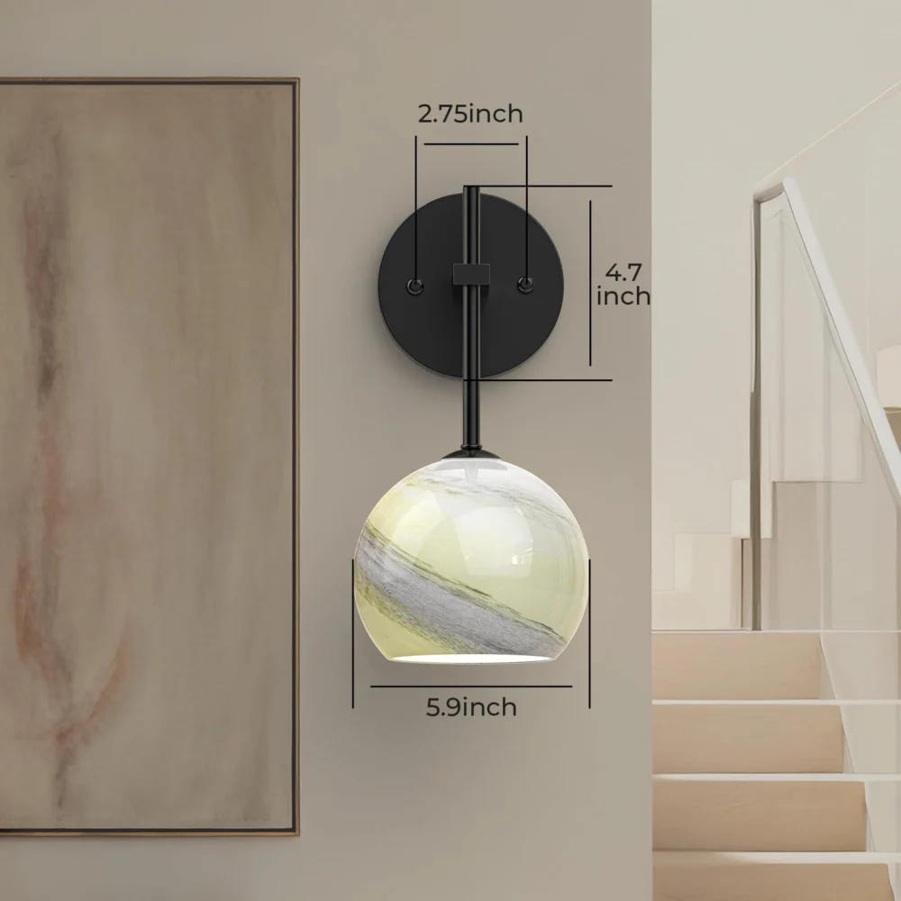 Wall Sconces Set of Two, Wireless Battery Operated Wall Decor w/ Remote, Sconces