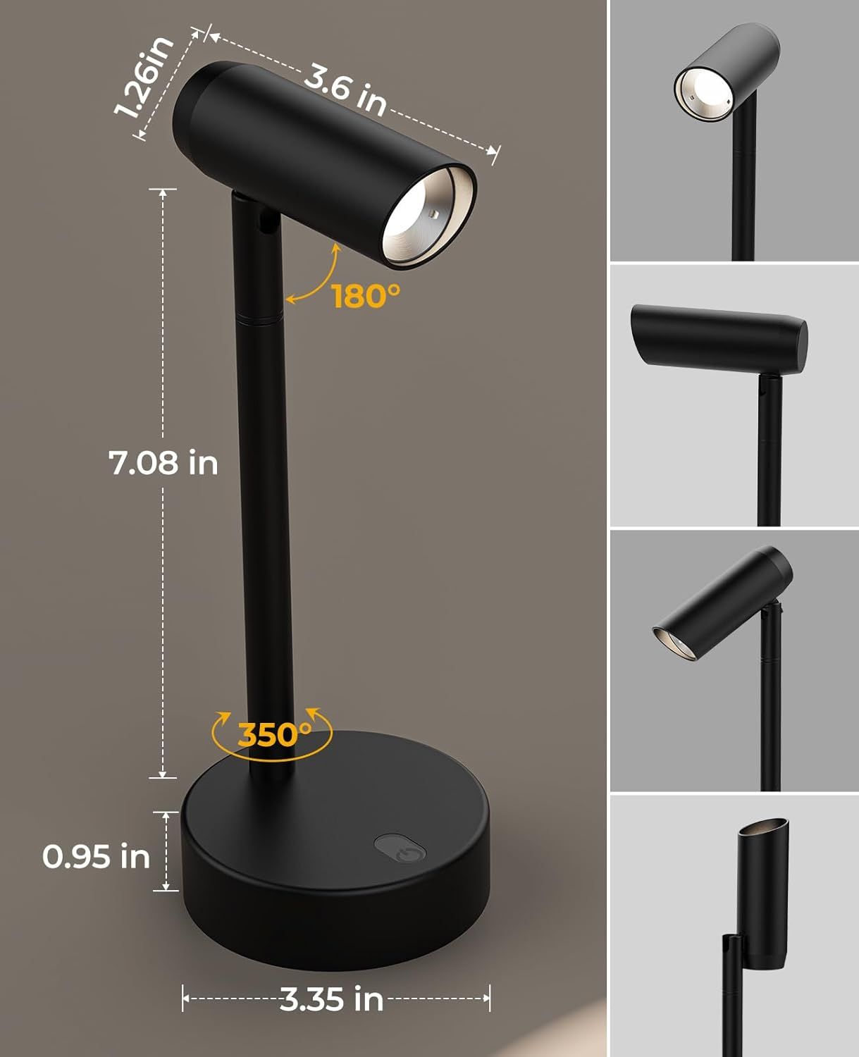 Picture Light for Wall, Battery Operated Art Light for Paintings CCT Dimmable