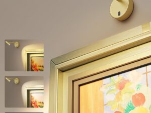 Picture Light for Wall, Battery Operated Art Light for Paintings CCT Dimmable