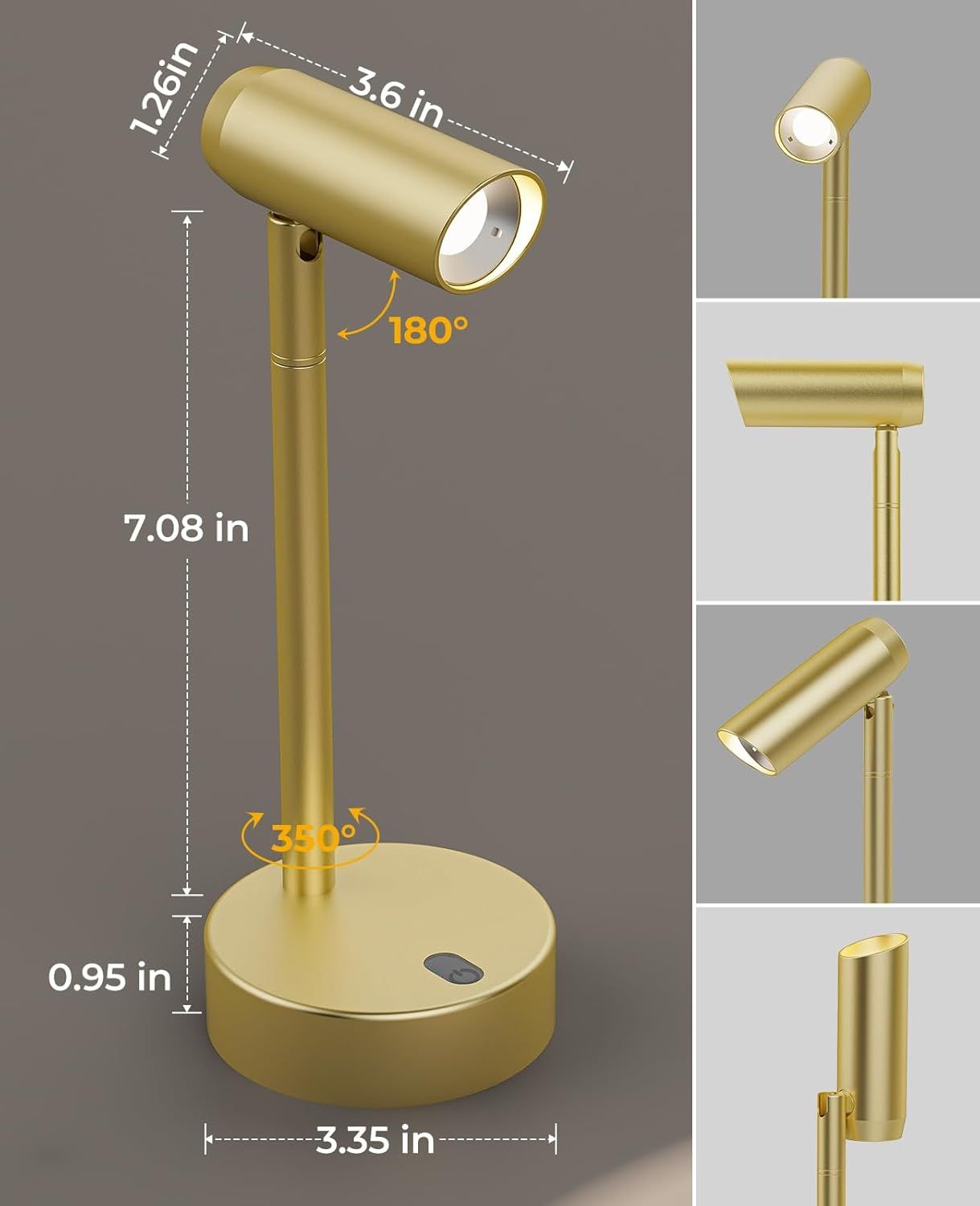 Picture Light for Wall, Battery Operated Art Light for Paintings CCT Dimmable